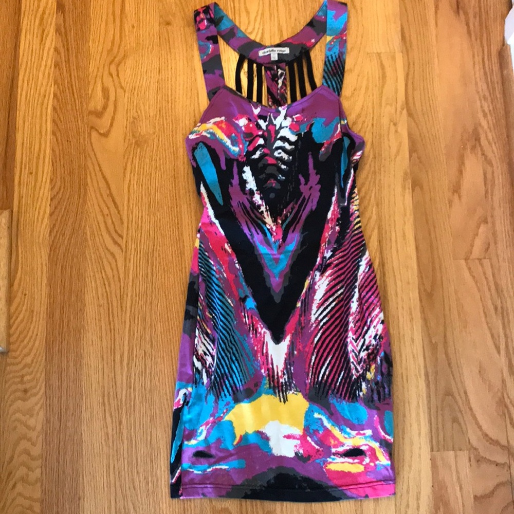 Charlotte Russe multicolor dress bodycon